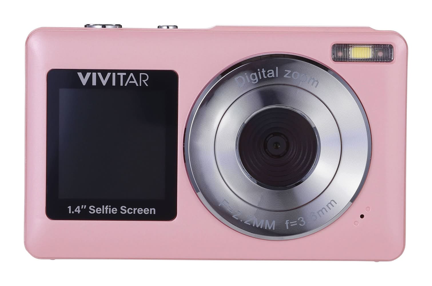 Vivitar Snapshot Duo Digital Camera, Petal Pink