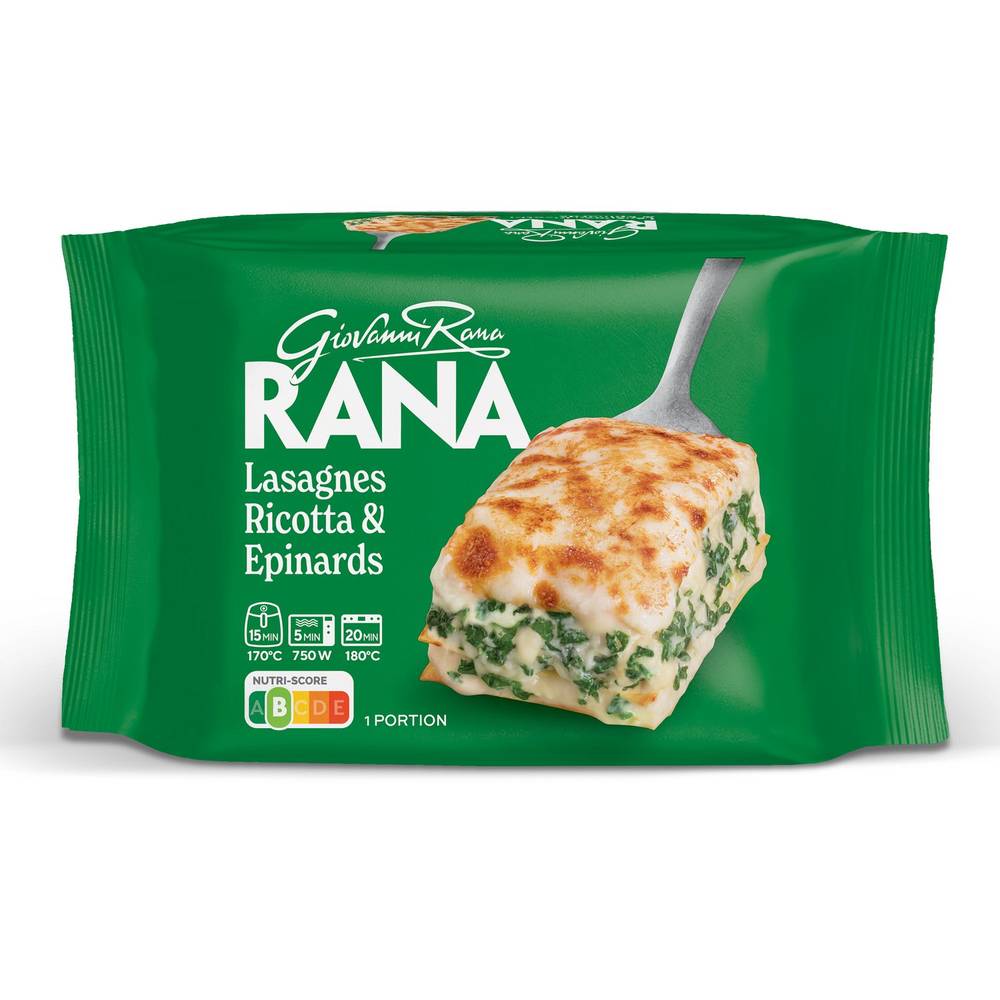 Lasagnes Ricotta et Epinards RANA - le paquet de 350g