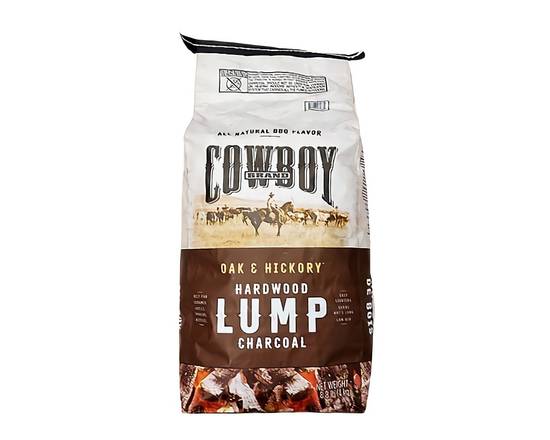 Cowboy Charcoal Brand · Morceaux chêne & hickory (Légèrement panés 400 g) - Oak & hickory hardwood lump charcoal (4 kg)