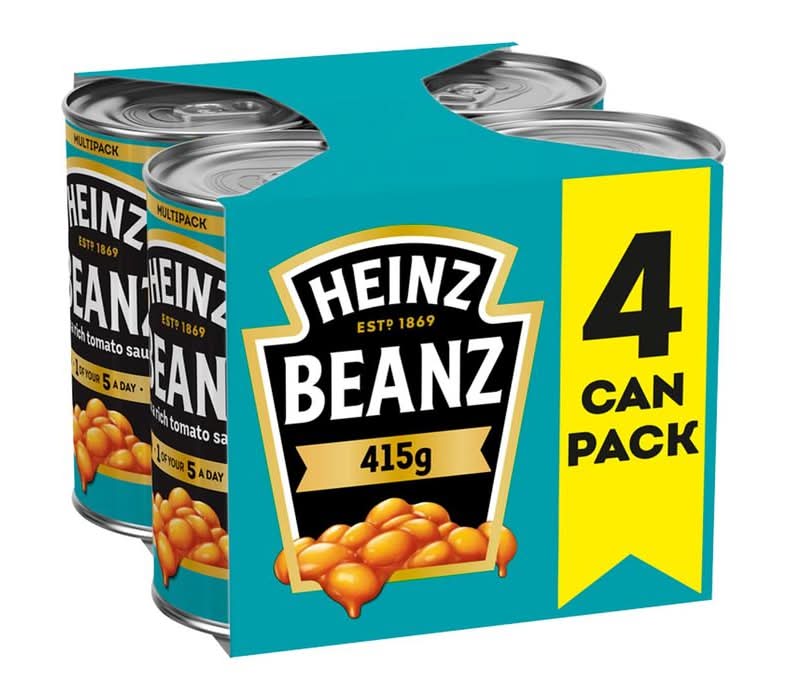 Heinz Beanz in a Rich Tomato Sauce (4 x 415g)