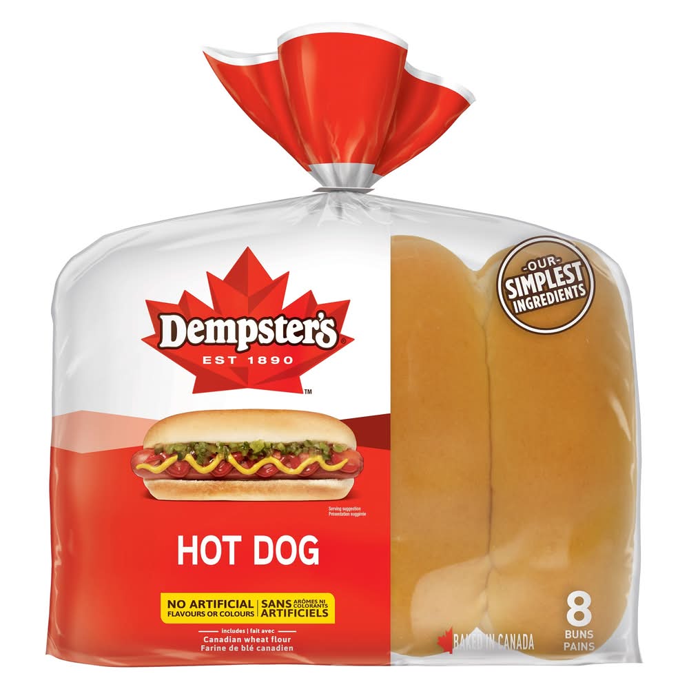 Dempster's Hot Dog Buns (360 g)