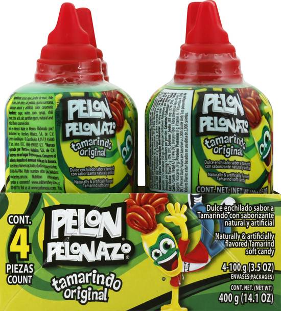 Pelon Pelonazo Big Mexican Candy 4ct - Extra Large Mexican Candy