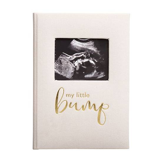 Pearhead® "My Little Bump" Pregnancy Journal in White