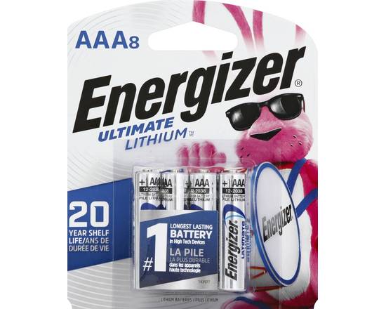Energizer · Ultimate Lithium AAA Batteries (8 batteries)