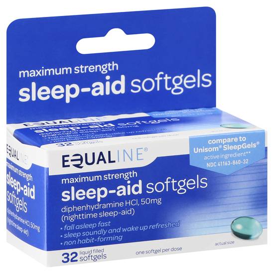 Equaline Sleep-Aid Maximum Strength 50 mg (32 ct)