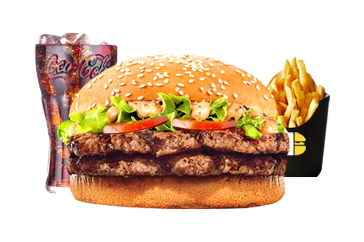 Menu empire double whooper burger