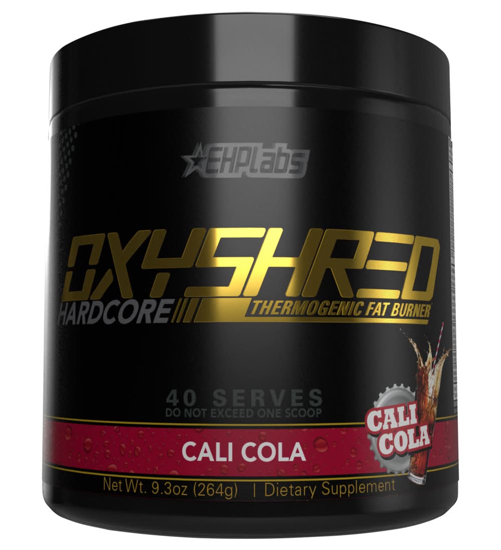EHPlabs Oxyshred Thermogenic Hardcore Fat Burner, Cali Cola (9.3 oz)