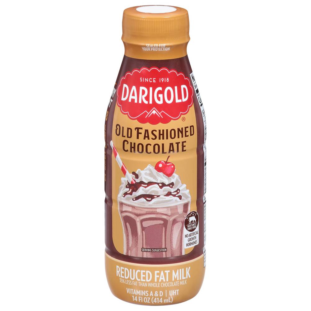 Darigold Old Fashion Reduced Fat Milk, Chocolate (14 fl oz)