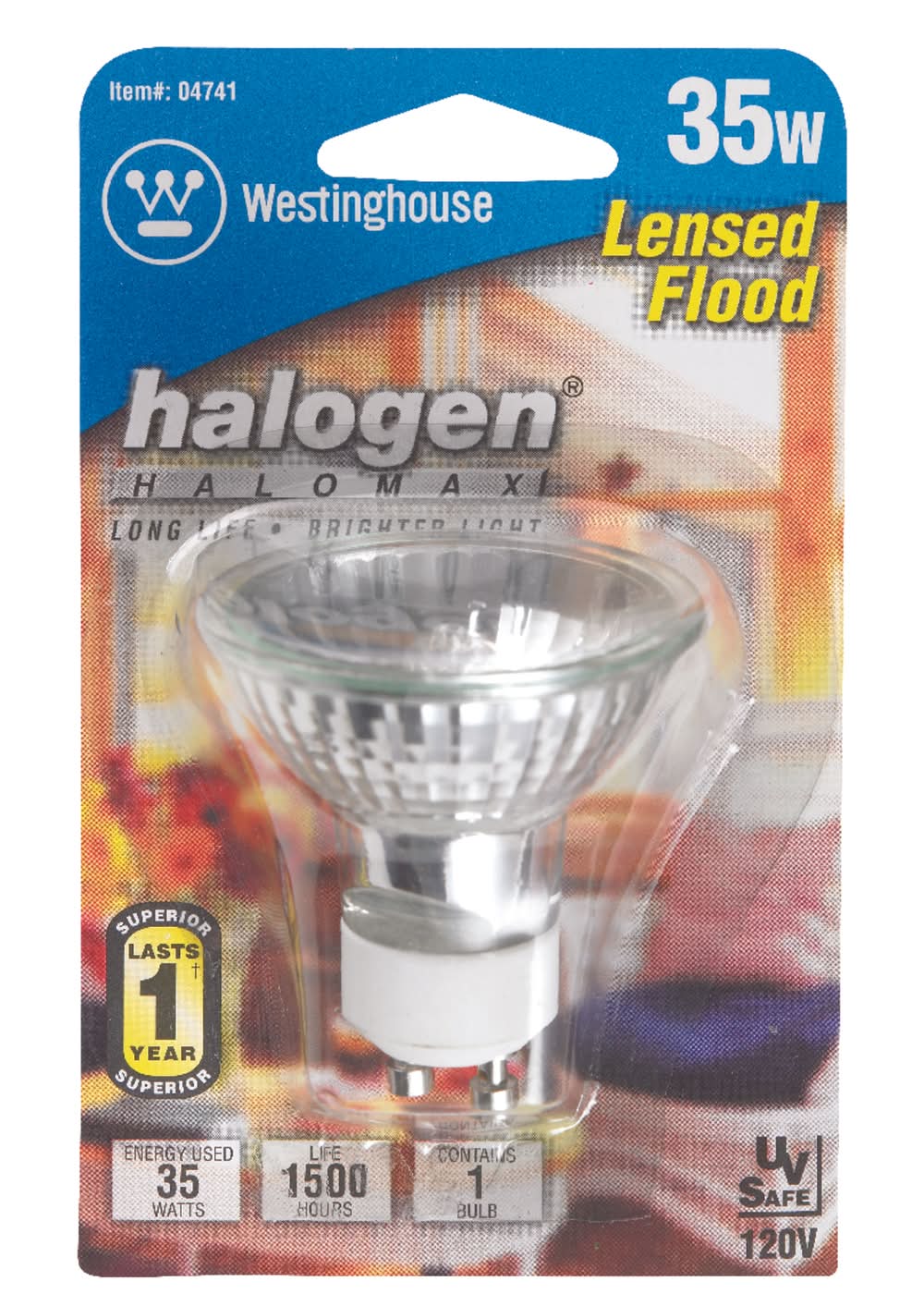 Westinghouse 35 W Mr16 Floodlight Halogen Bulb 180 Lm White 1 Pk