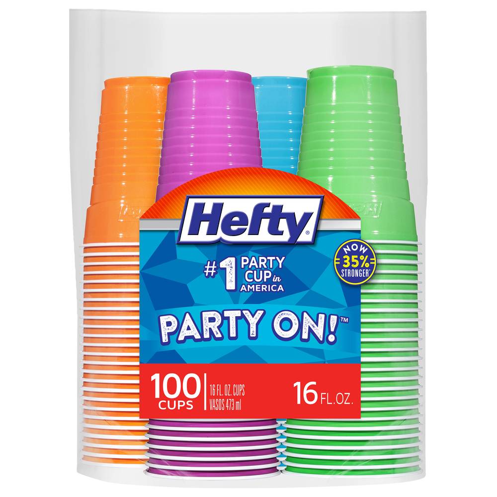 Hefty Party On! 16 oz Cups