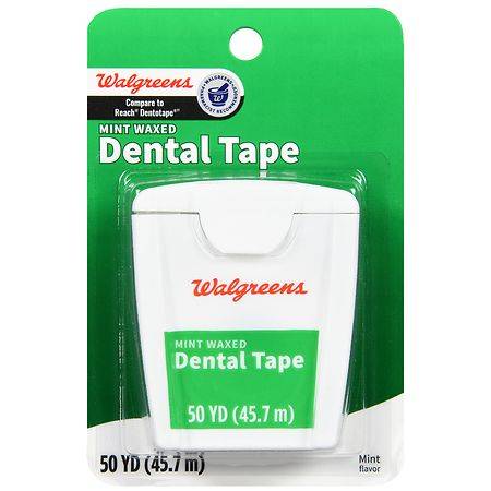 Walgreens Dental Tape Waxed Mint