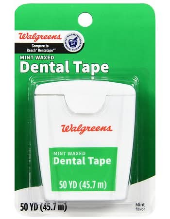 Walgreens Dental Tape Waxed Mint (4.54 g)