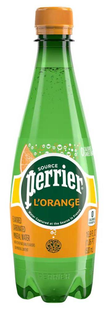 Maison Perrier France Sparkling Water Orange Flavor (16.9 Fl oz)