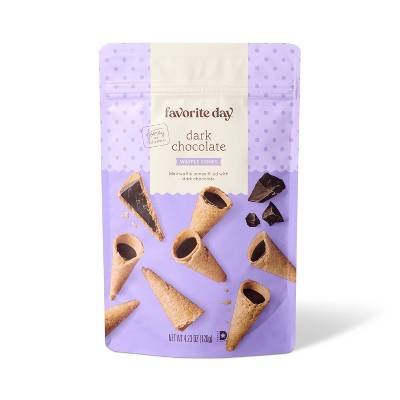 Favorite Day Dark Chocolate Filled Waffle Cones (4.23 oz)