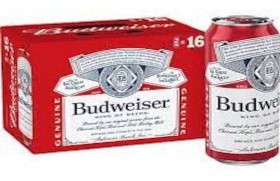 BUDWEISER, 12PACK-16OZ CAN (5.00% ABV)