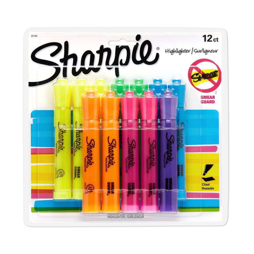 Sharpie Highlighters Chisel Tip Pens Fluorescent Delivery Near Me