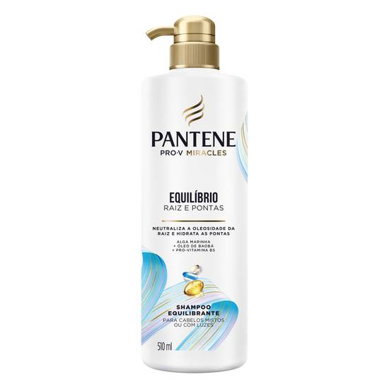 Pantene shampoo equilíbrio raiz e pontas pro-v miracles (500 ml)