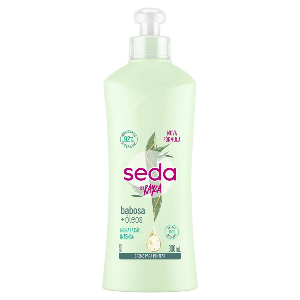 Seda · Creme para pentear babosa + óleos by rayza (300 ml)