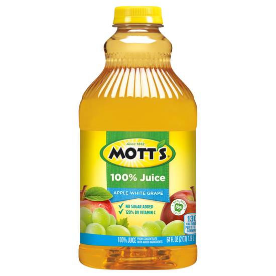 Mott's 100% Apple With Grape Juice (64 fl oz)