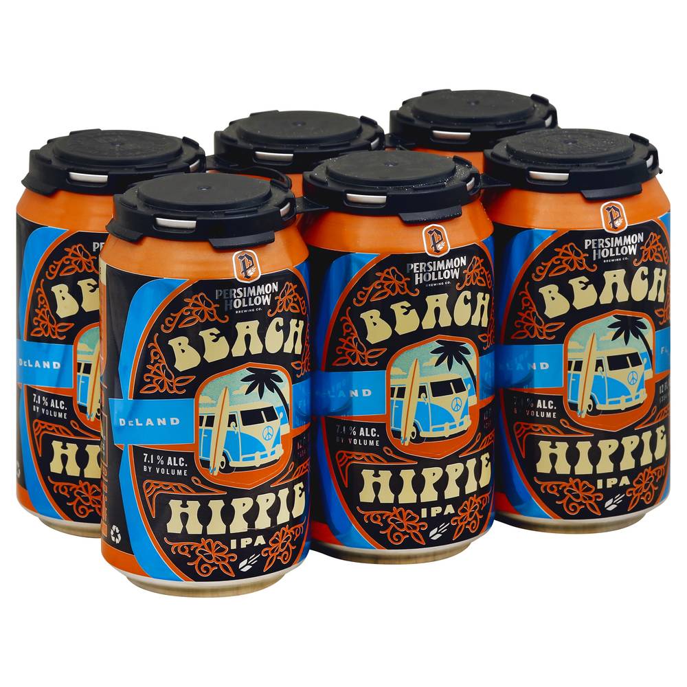 Persimmon Hollow Brewing Hollow Beach Hippie Ipa Beer (12 fl oz)