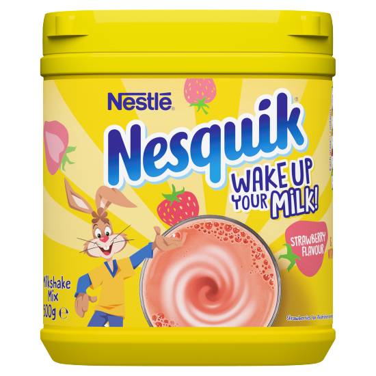 Nesquik Strawberry, Milkshake Powder Tub (500g)