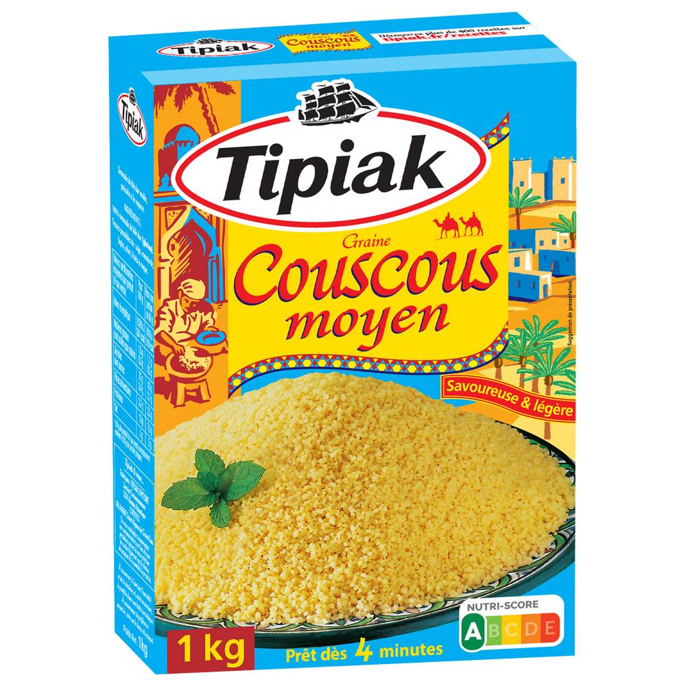 Tipiak - Couscous moyen (1kg)