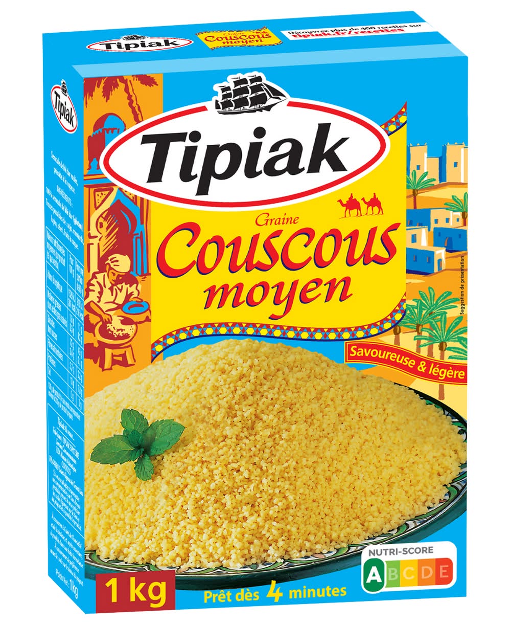 Tipiak - Couscous moyen (1kg)