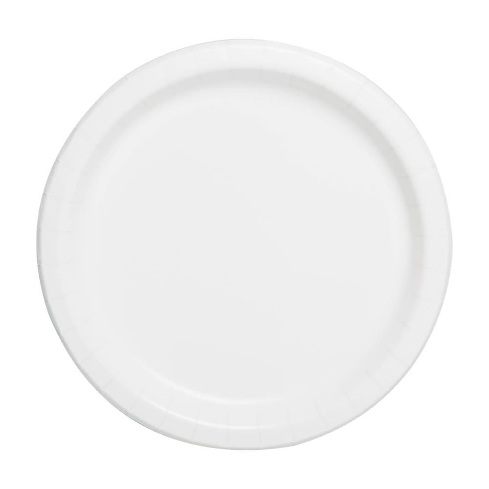 9" White Paper Plates 16 Ct