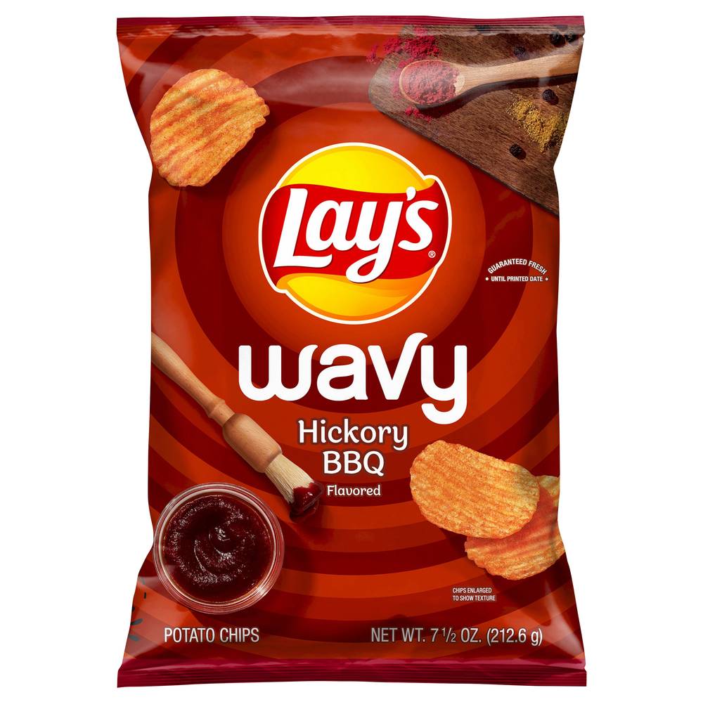 Lay's Potato Chips, Hickory Bbq (7.5 oz)