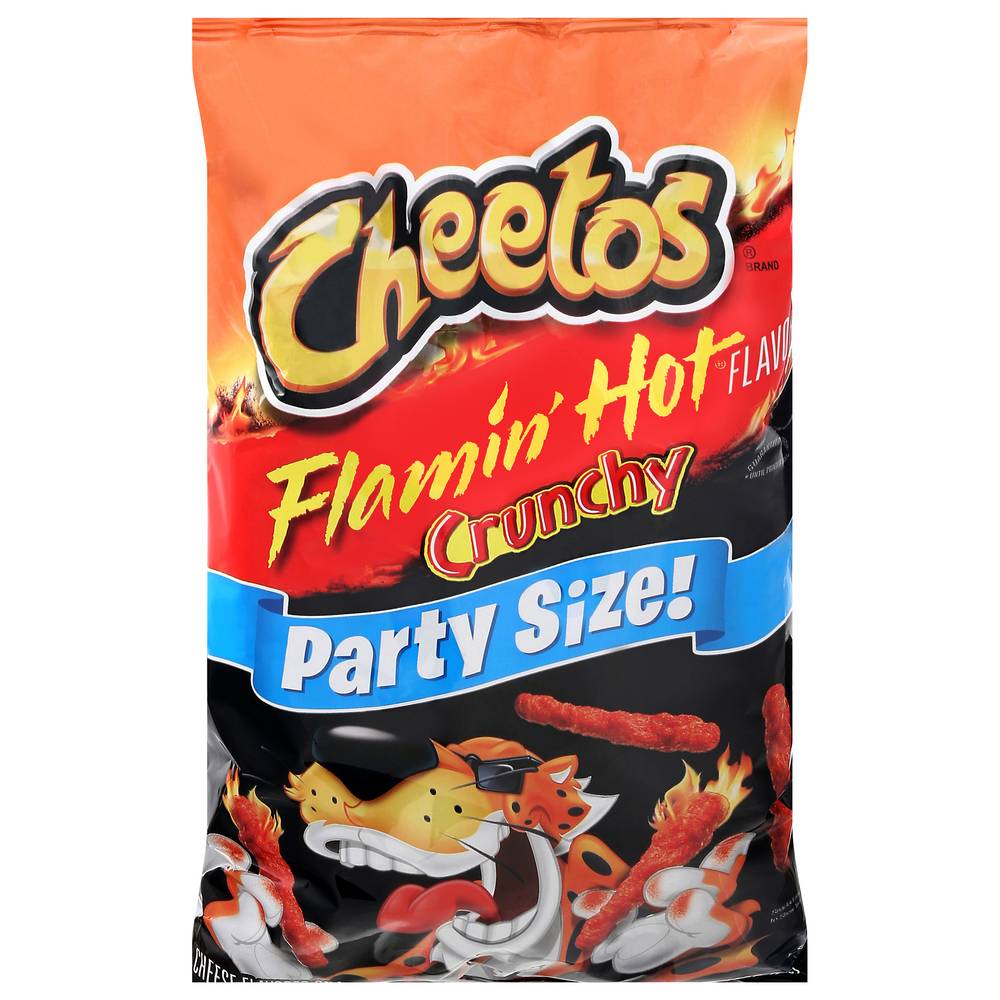 Cheetos Crunchy Snacks Party Size, Flamin' Hot-Cheese (15 oz)