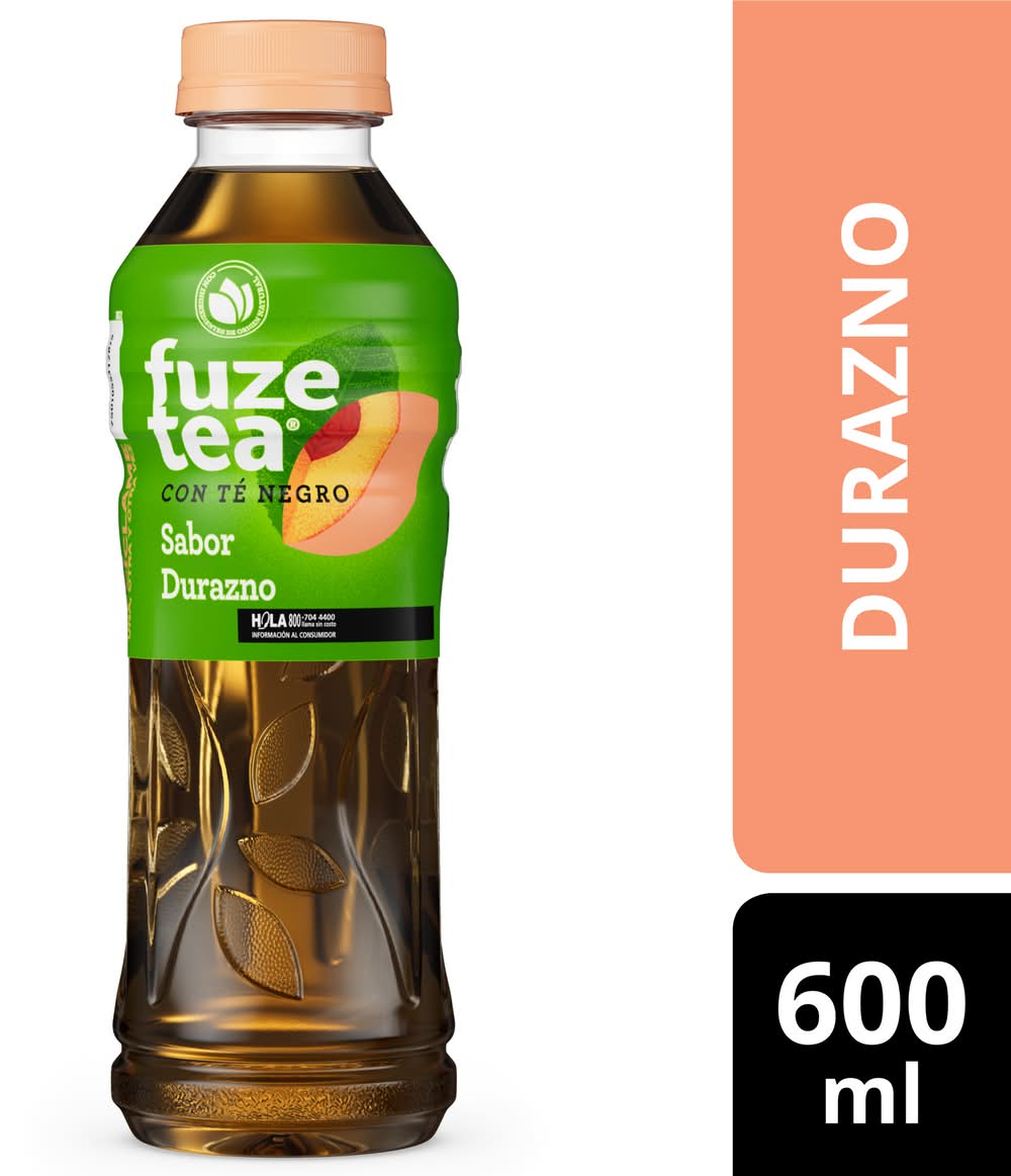 Fuze Tea · Té negro preparado, durazno (600 ml)