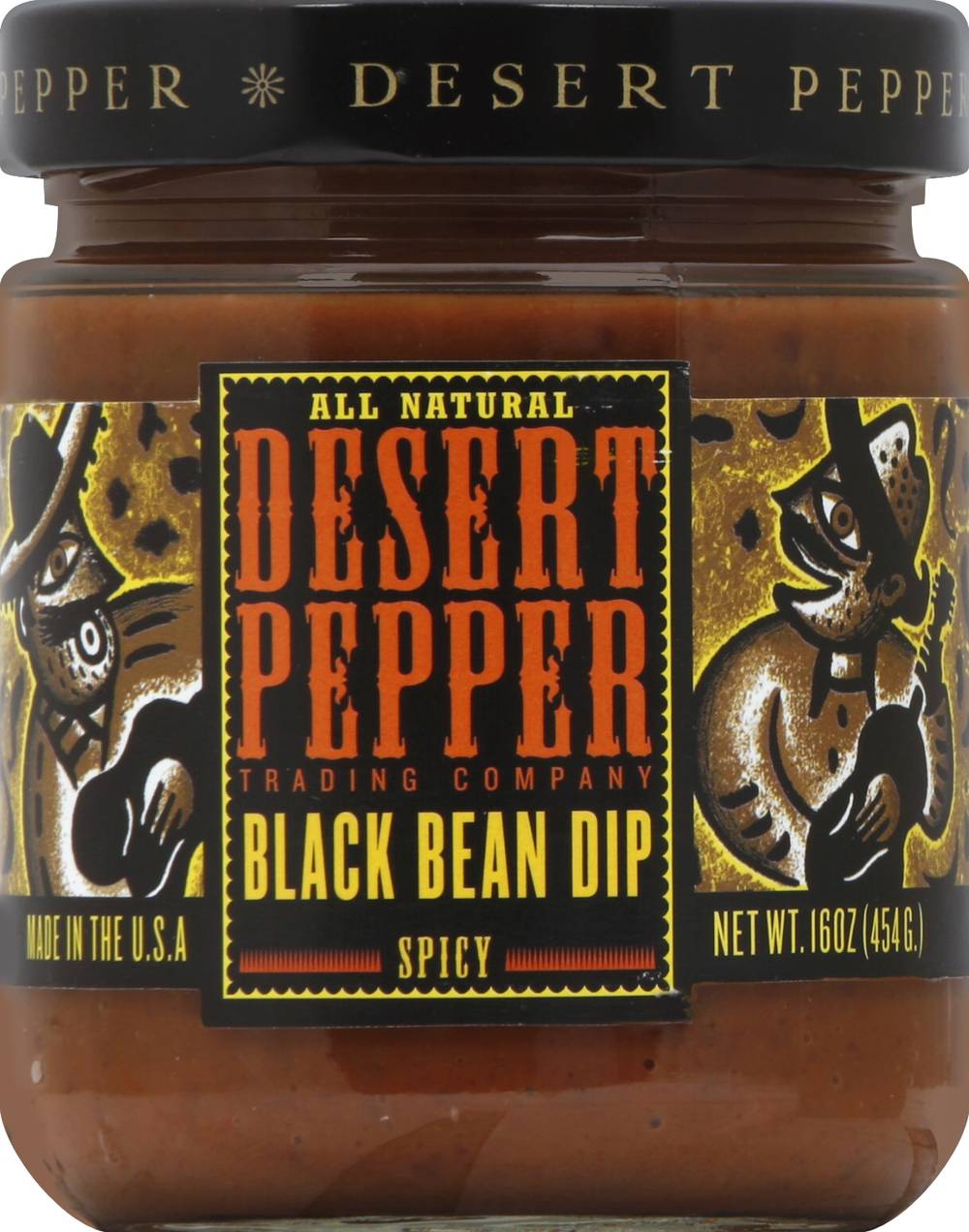 Desert Pepper Spicy Black Bean Dip (1 lbs)