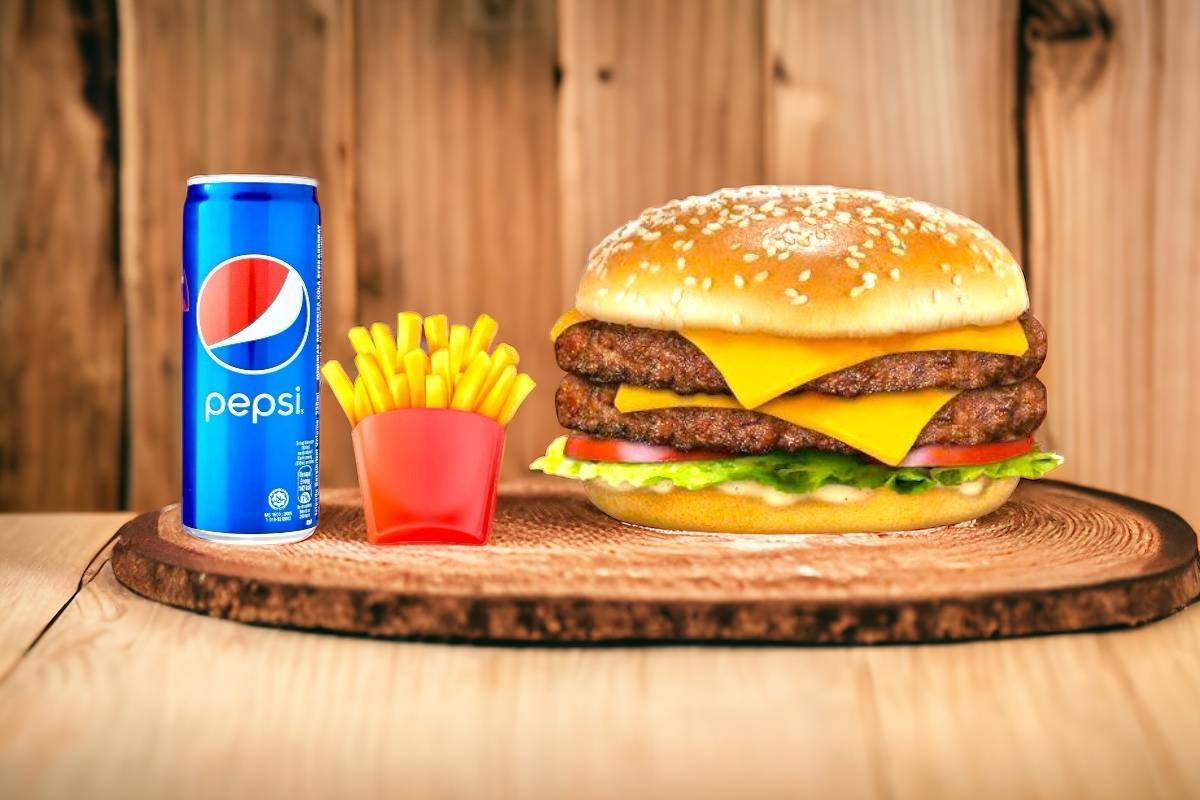 Menu Double Cheeseburger