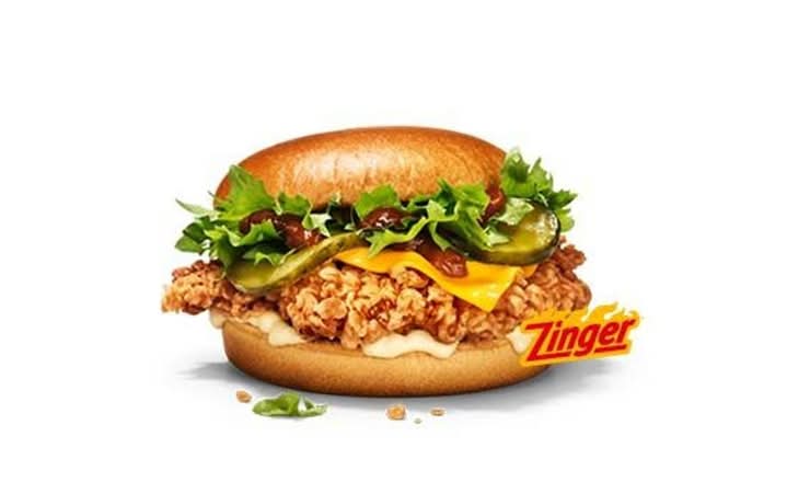 Kentucky BBQ Zinger Burger