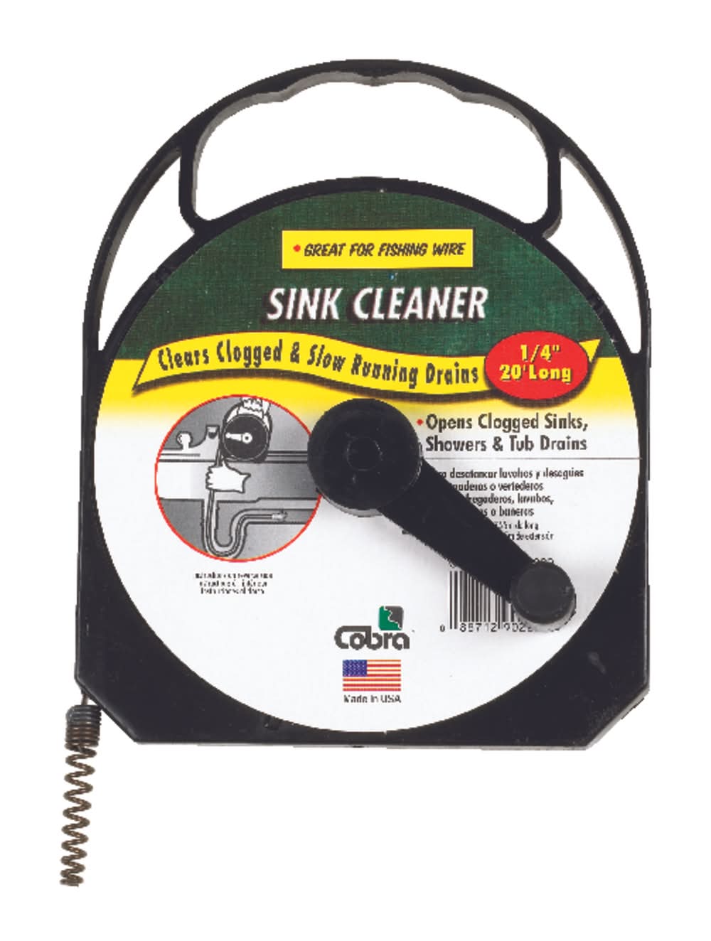 Cobra 20 Ft. L Drain Pipe Auger
