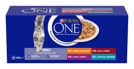 Purina One Adult Cat Food (40 pack)