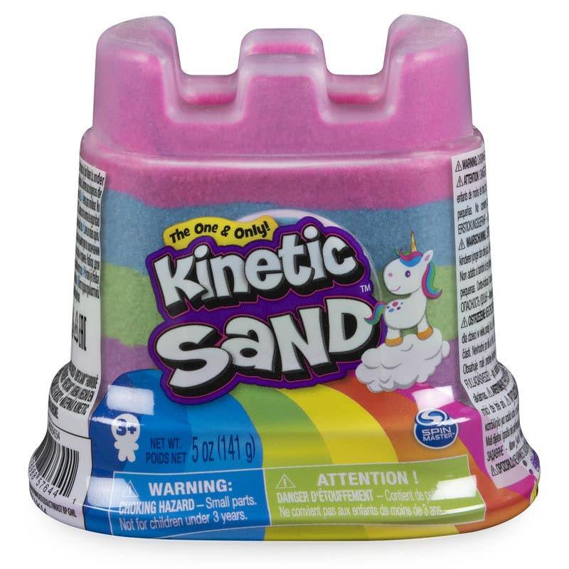 Kinetic sand contenedor de unicornio