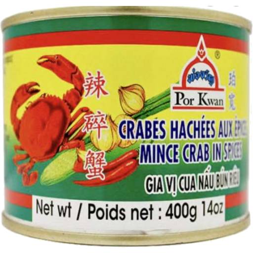 Por Kwan Spiced Minced Crab 400g