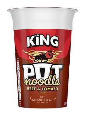 Pot Noodle Beef & Tomato King Pot 114g
