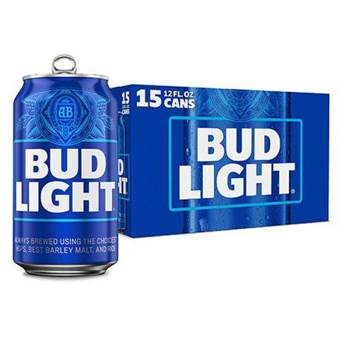 Bud Light 15 Pack 12oz Can