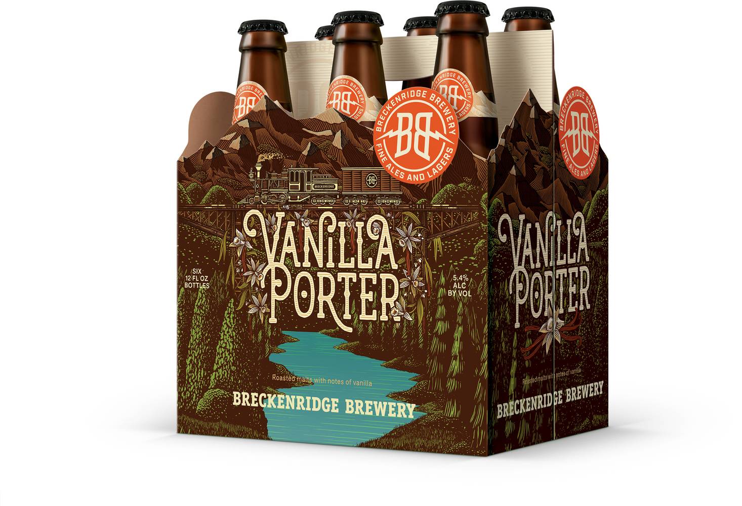 Breckenridge Brewery Vanilla Porter Ale Beer (6 x 12 oz)