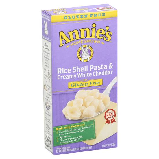 Annie's Rice Pasta Shells & White Cheddar