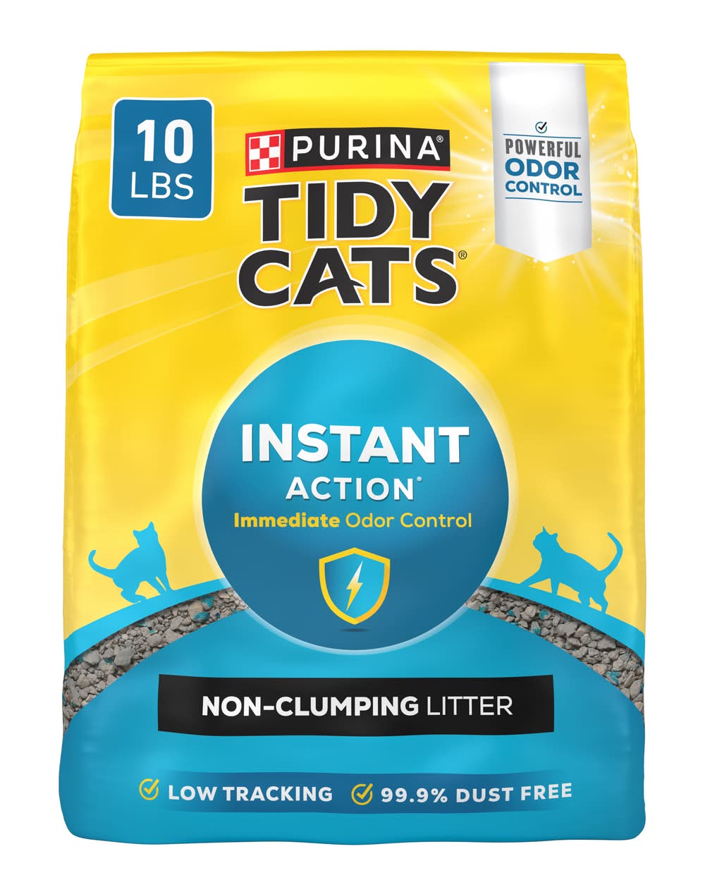 Purina Tidy Cats Instant Action Non Clumping Litter (10 lbs)