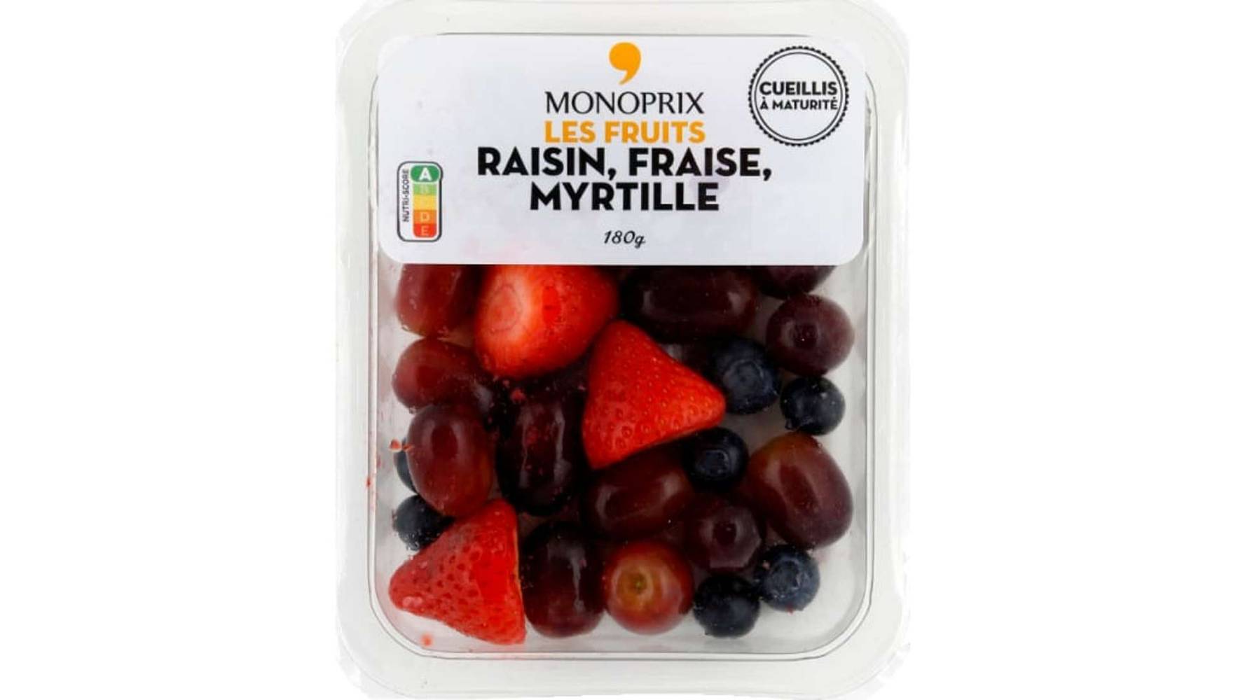 Monoprix Fruits rouges 180g