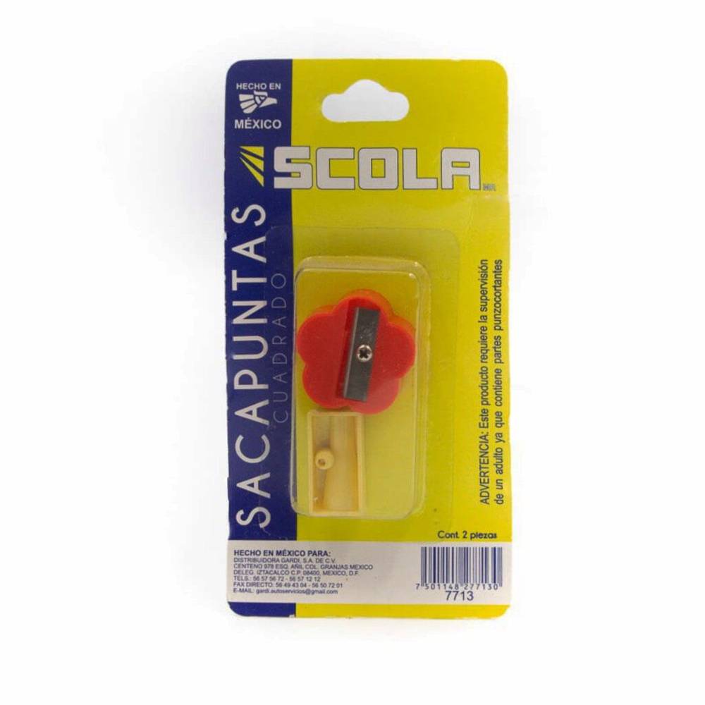 Scola sacapuntas (2 piezas)