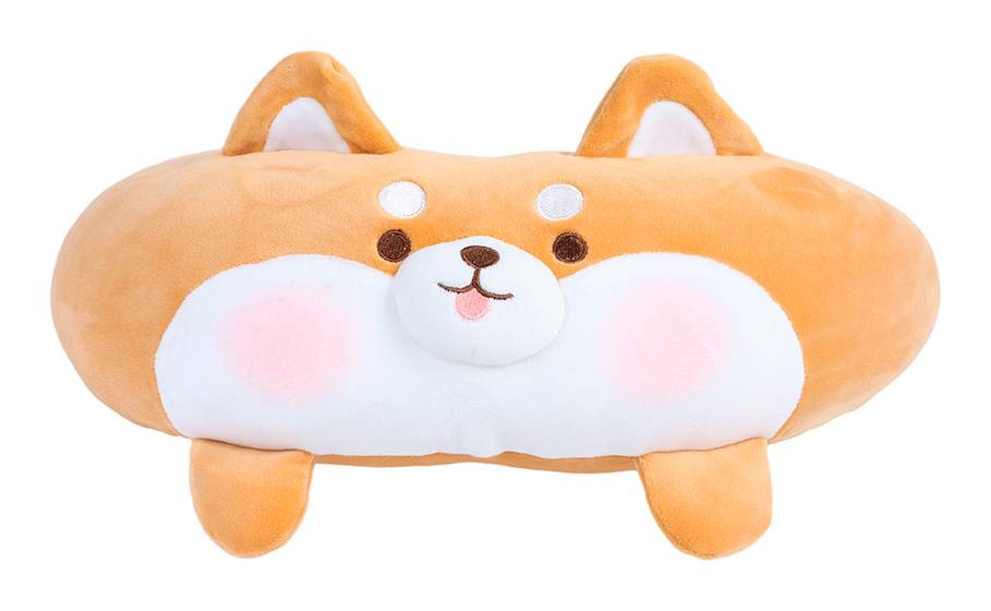 Miniso · Cojín para asiento café shiba inu