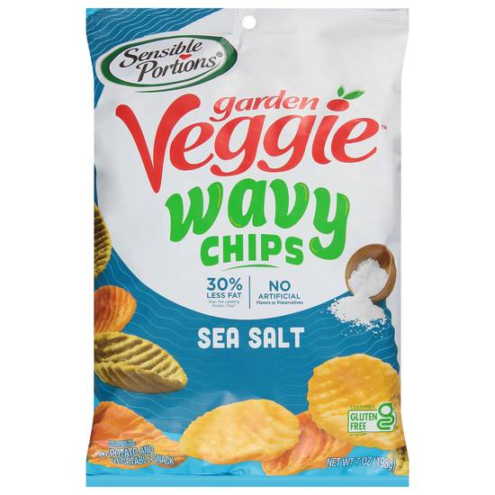Sensible Portions Garden Veggie Wavy Sea Salt Chips