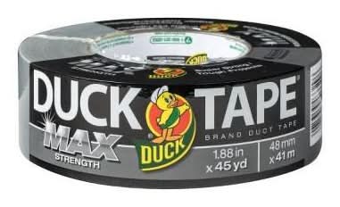 Duck Max Strength Duct Tape, 48 mm x 41mm, Silver
