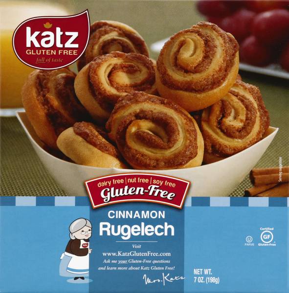 Katz Gluten Free Mini Glazed Rugelach Buns (cinnamon)