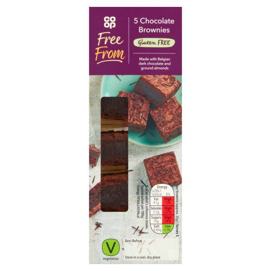 Co-Op Free From Chocolate Brownies (5 pack)